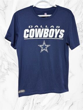 NFL Dallas Cowboys Navy Graphic Tee with Star Logo small